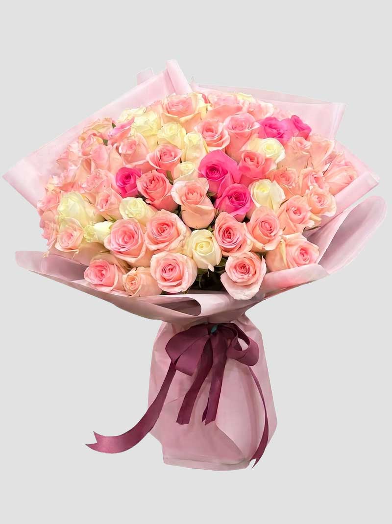 BOUQUET-100-ROSE-TRE-COLORI